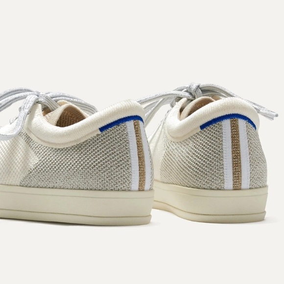 Rothy's The Lace Up Sneaker in Diamond Twill size 10.5 - Picture 3 of 14